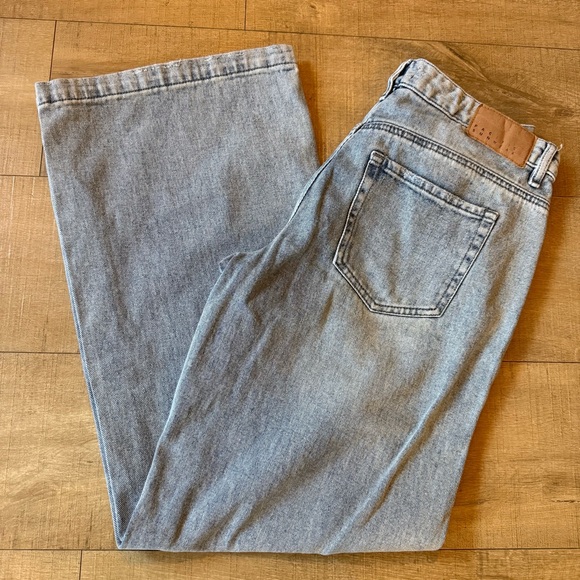 PacSun Denim - Pacsun Casey Light Wash Low Rise Baggy Distressed Jeans Women's Size 29